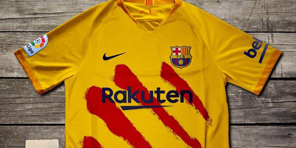 Jersey ke-4 Barcelona, 'Senyera' yang Bersejarah!